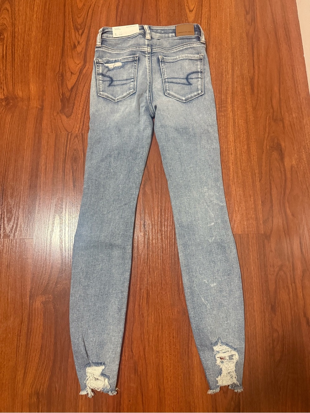 Light Blue Distressed Women’s Skinny Jeans